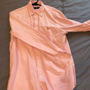 Ralph Lauren Pink Button Down. Medium.